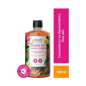 Urban Care 500 ml Body Care Series Monoi Oil Ylang Ylang Canlandırıcı ve Nemlendirici Duş Jeli
