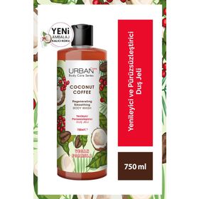 Urban Care 750 ml Body Care Series Coconut Coffee Yenileyici ve Pürüzsüzleştirici Duş Jeli