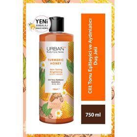 Urban Care 750 ml Body Care Series Turmeric Honey Cilt Tonu Eşitleyici ve Aydınlatıcı Duş Jeli