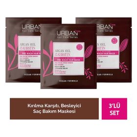 Urban Care Argan Yağı Keratin 3x50 ml Saç Bakım Maskesi