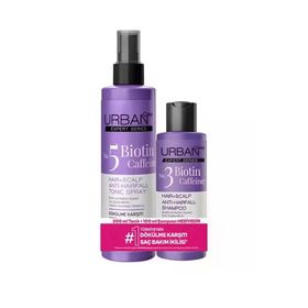 Urban Care Biotin Caffeine 350 ml Dökülme Karşıtı Şampuan + 200 ml Sprey Tonik