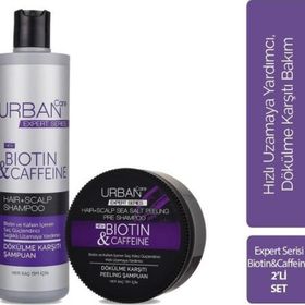 Urban Care Biotin Caffeine Şampuan 350 ml + 200 ml Peeling Set