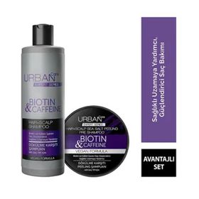 Urban Care Biotin Caffeine Şampuan 350 ml + 200 ml Peeling Set
