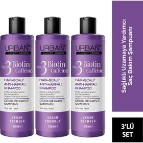 Urban Care Biotin Kafein 3x350 ml Şampuan