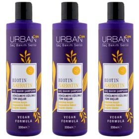 Urban Care Biotin Keratin 3×330 ml Saç Bakım Şampuan