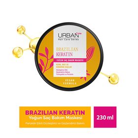 Urban Care Brazilian Keratin Düzleştirici Etkili Yoğun 230 ML Saç Bakım Maskesi