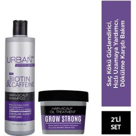 Urban Care Expert Biotin ve Kafein 350 ml Dökülme Karşıtı Şampuan + 240 ml Saç Bakım Yağı