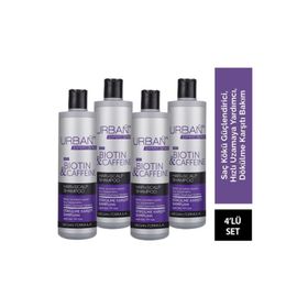 Urban Care Expert Biotin&Caffein 4x350 ml Şampuan