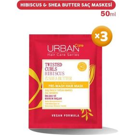 Urban Care Hibiscus Shea Butter 3x50 ml Saç Maskesi