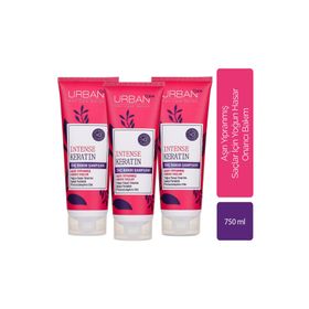 Urban Care Intense Keratin 3x250 ml Şampuan
