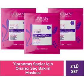 Urban Care Intense Keratin 3x50 ml Duş Öncesi Saç Maskesi