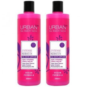 Urban Care Intense Keratin Yıpranmış Saçlar 2 x 330 ml Saç Bakım Şampuanı