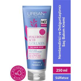 Urban Care Kolajen Hyaluronik Asit Dolgunlaştırıcı Nemlendirici Parlak Saçlar 250 ml Saç Bakım Kremi