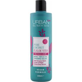 Urban Care Pure Coconut Aloe Vera Boyalı Röfleli ve Yıpranmış 330 ml Saç Bakım Kremi