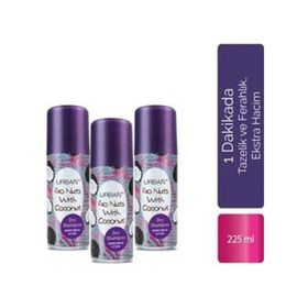 Urban Care Seyahat Boy Go Nuts With Coconut 3x75 ml Kuru Şampuan