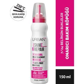 Urban Care Shake N Repair 7 24 Kabaran ve Bukleli Saçlara Özel 150 ml Saç Bakım Köpüğü