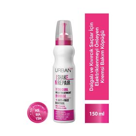 Urban Care Shake N Repair 7/24 Bukleli Saçlar İçin 150 ml Onarıcı Bakım Köpüğü