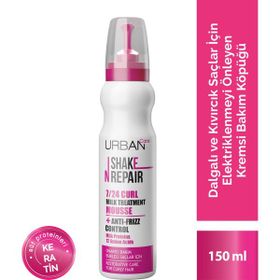 Urban Care Shake N Repair 7/24 Bukleli Saçlar İçin 150 ml Onarıcı Bakım Köpüğü
