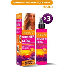Urban Care Summer Glow 3x150 ml Renk Açıcı Saç Spreyi