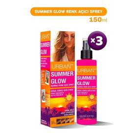 Urban Care Summer Glow 3x150 ml Renk Açıcı Saç Spreyi