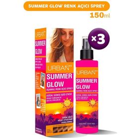 Urban Care Summer Glow 3x150 ml Renk Açıcı Saç Spreyi