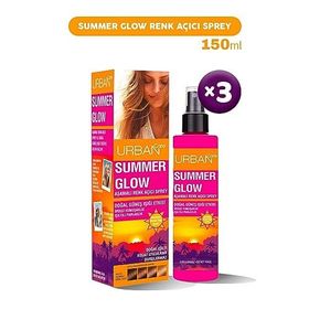 Urban Care Summer Glow 3x150 ml Renk Açıcı Saç Spreyi