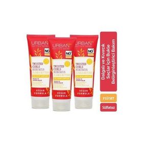 Urban Care Twisted Curl Hibiscus ve Shea Butter 3x250 ml Saç Bakım Şampuanı
