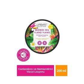 Urban Care Vegan 200 ml Summer Body Monoi Yağı Ylang Nemlendirici ve Ferahlatıcı Vücut Losyonu
