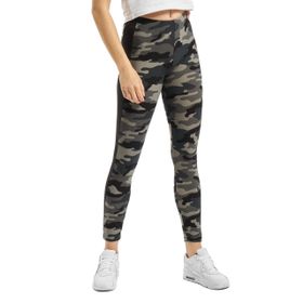 Urban Classics Çok Renkli Darkcamo/Blk 00840 Camo Stripe Kadın Tayt