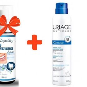 Uriage 200 ml Xemose Sos Ferahlatıcı Mist+E2'Quality Diş Beyazlatıcı Köpük