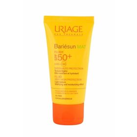 Uriage Bariesun Matifying Fluid 50+ Faktör Nemlendirici Tüm Cilt Tipleri İçin 50 ml Renksiz Yüz Güneş Koruyucu Krem
