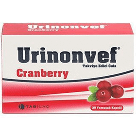 Urinonvef Cranberry 30 Kapsül