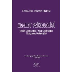 Ürün Yayınları Adalet Psikolojisi