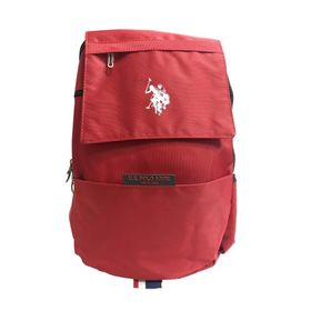 Us Polo Assn PLÇAN20072 Bordo Ön Cepli Sırt Çantası