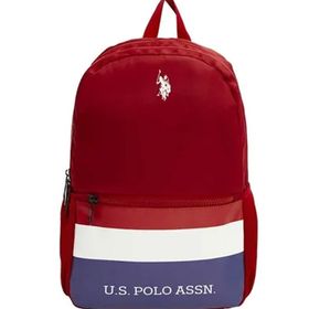 Us Polo Assn PLÇAN23138 Kırmızı Beyaz Lacivert Unisex Çocuk Sırt Çantası