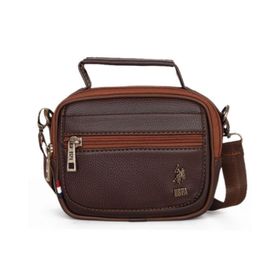 Us Polo Assn PLEVR8418 Kahve Çapraz Askılı Erkek Çanta