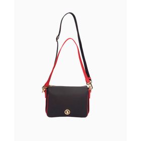 Us Polo Assn US23292 Lacivert Beyaz Kırmızı Çapraz Askılı Kadın Çantası