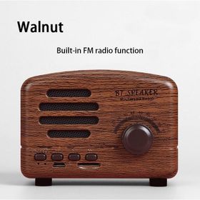 Usams Duoduo Retro Kahverengi Mini Taşınabilir Bluetooth Hoparlör