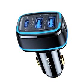 Usams Us-cc126 Pd Type-C+2x Usb-a 80 W Çakmaklık Hızlı Şarj Cihazı