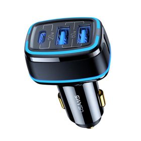 Usams Us-cc126 Pd Type-C+2x Usb-a 80 W Çakmaklık Hızlı Şarj Cihazı