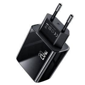 Usams Us-cc133 T40 20 W Qc3.0+pd Type-C+Usb Dijital Göstergeli Hızlı Şarj Başlığı
