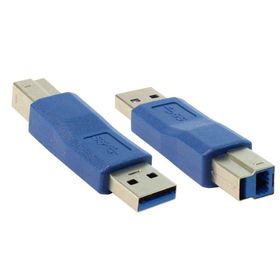 USB 3.0 A M / USB A F Nikel Mavi Dönüştürücü