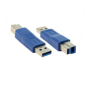 USB 3.0 A M / USB A F Nikel Mavi Dönüştürücü