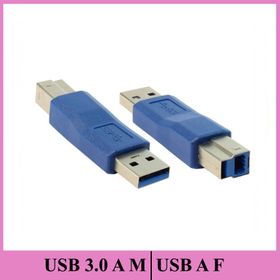 USB 3.0 A M / USB A F Nikel Mavi Dönüştürücü