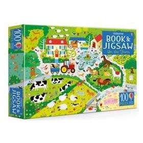 Usborne Book and Jigsaw On the Farm - Usborne Yayıncılık