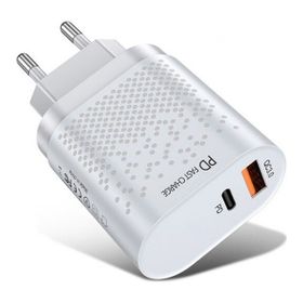 Uslion 18 W USB QC 3.0 Şarj PD 3.0 Beyaz Hızlı Şarj Aleti Şarj Başlık