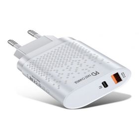 Uslion 18 W USB QC 3.0 Şarj PD 3.0 Beyaz Hızlı Şarj Aleti Şarj Başlık
