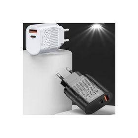 Uslion 18 W USB QC 3.0 Şarj PD 3.0 Beyaz Hızlı Şarj Aleti Şarj Başlık