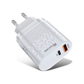 Uslion 18 W USB QC 3.0 Şarj PD 3.0 Beyaz Hızlı Şarj Aleti Şarj Başlık
