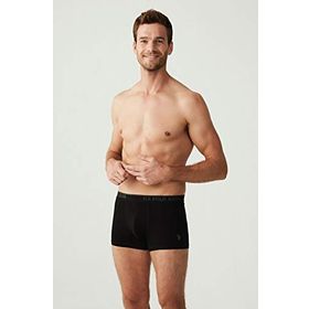 USPA Siyah 3'lü Erkek Boxer